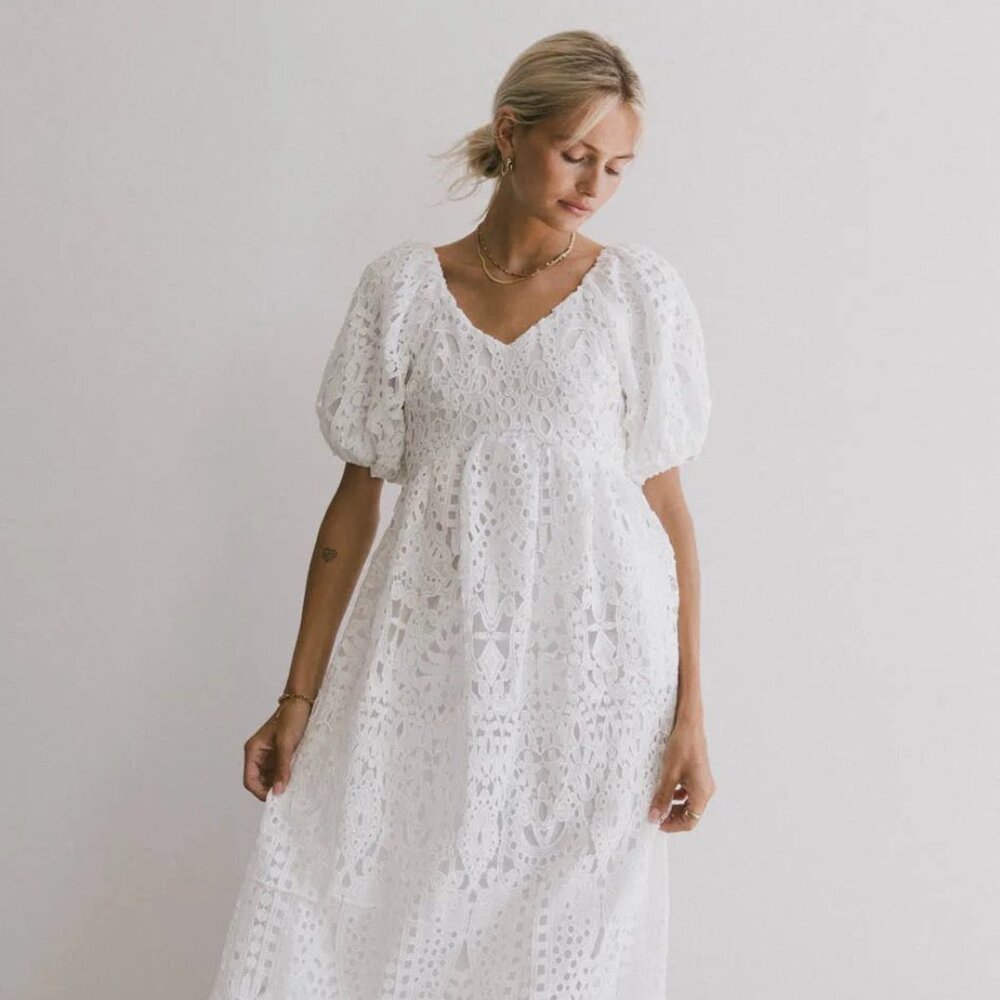 xl Polagram white dress